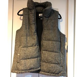 Old Navy Grey Puffer Vest